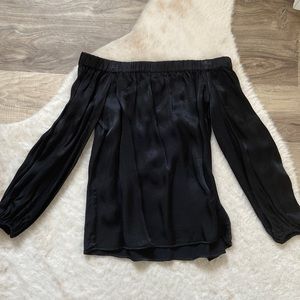 H&M Satin Off Shoulder Top